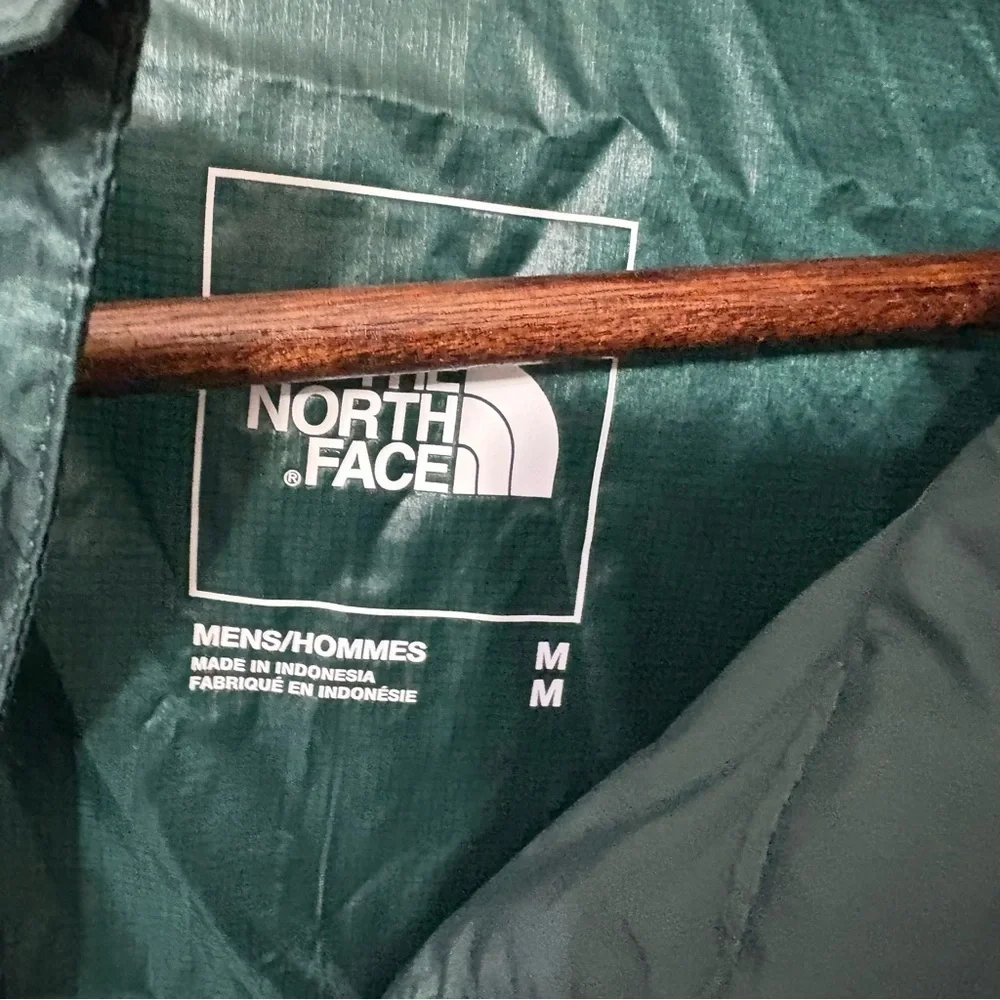 The North Face Men’s Winter Warm Jacket Size M Dark Green Lightweight Zip-Up